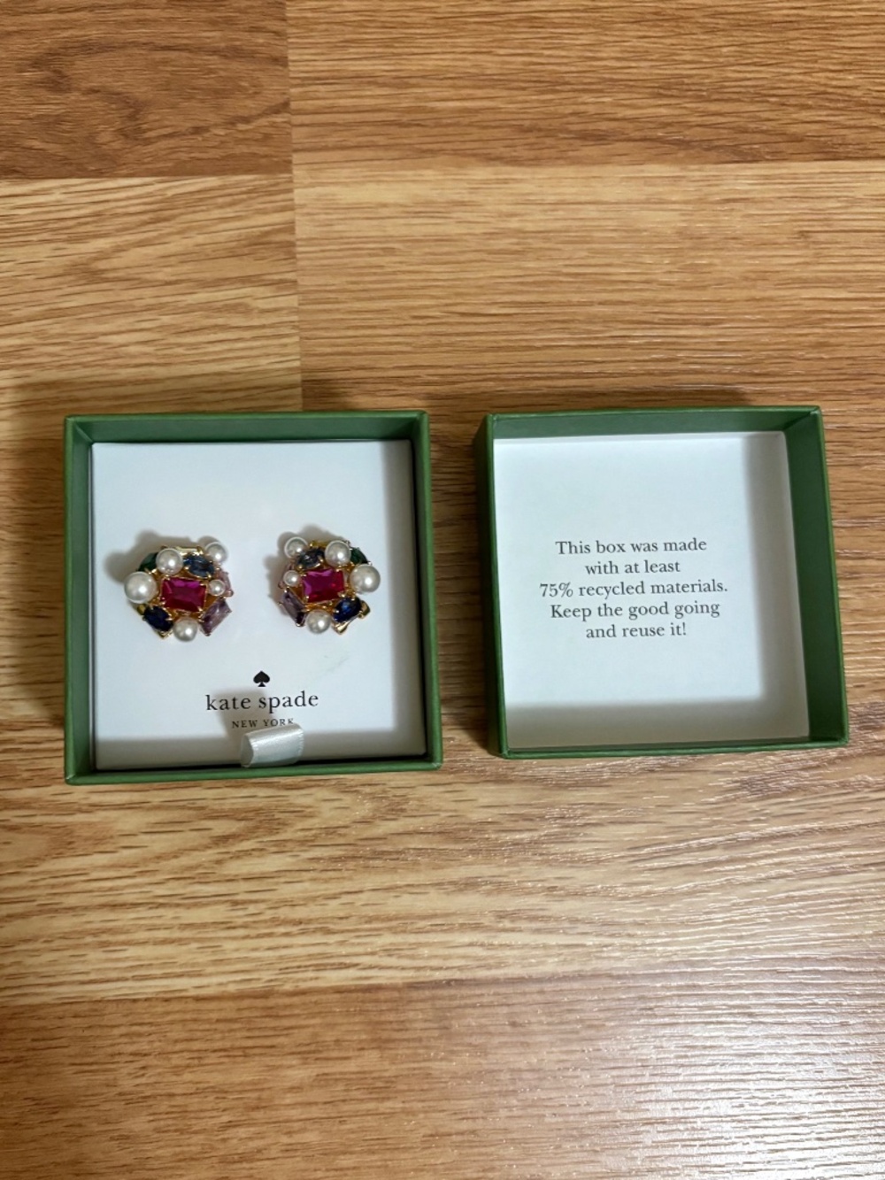 NIB Kate Spade New York Candy Shop Cluster Stud Earrings